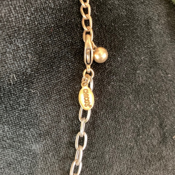 Chico’s Gold/Silver Necklace - Picture 8 of 8